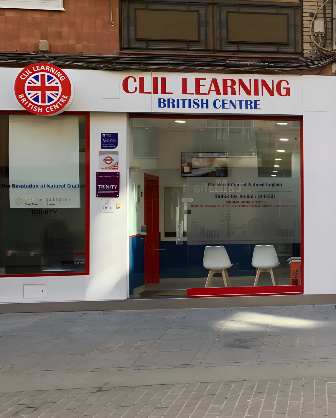 Fachada de academia CLIL Learning British Centre.